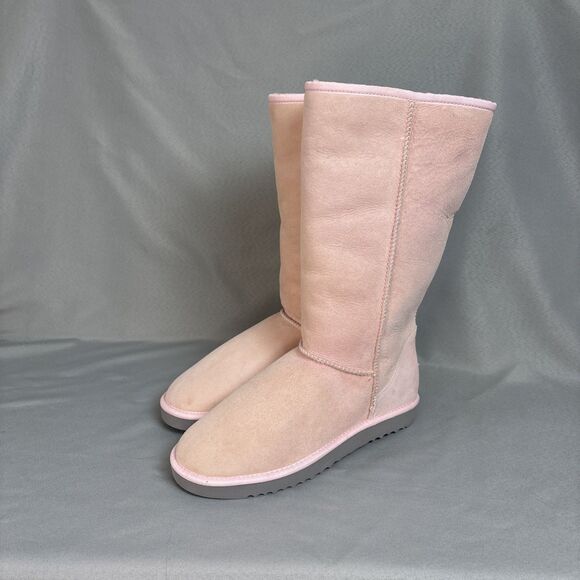 New UGG Classic Tall Sz 10 Baby Pink Collectors Grey Sole Retired EXTREMELY RARE - Picture 9 of 16